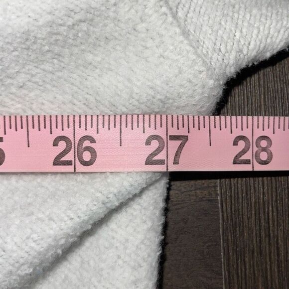 Altar’d State Women’s Reversed Sweatshirt Medium Gray Button Up Flannel Casual C - Picture 7 of 8